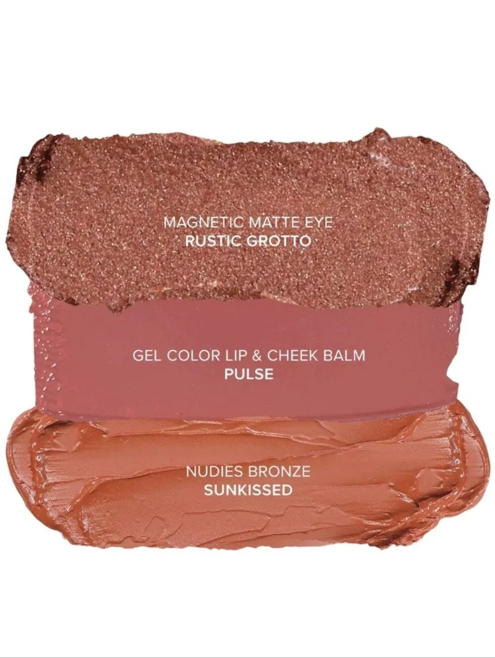 NUDESTIX Cream Color Sticks Nude 3 Piece Minis Set in Nude, Rose, Copper